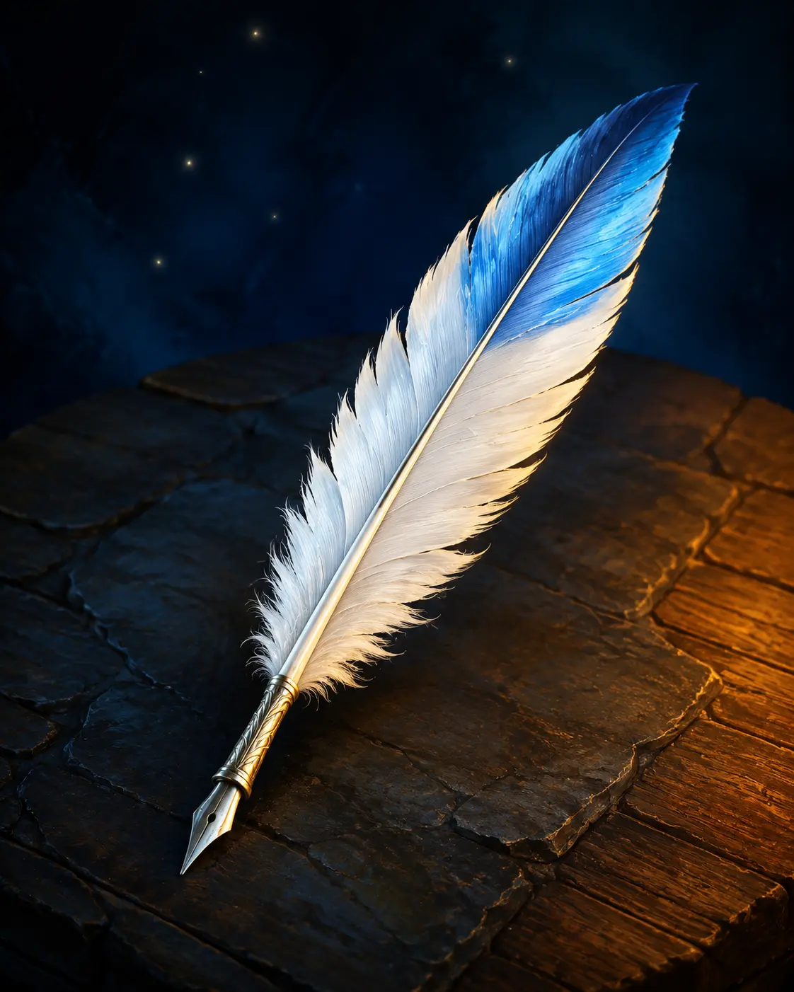 Barevná fantasy ilustrace položky Brk