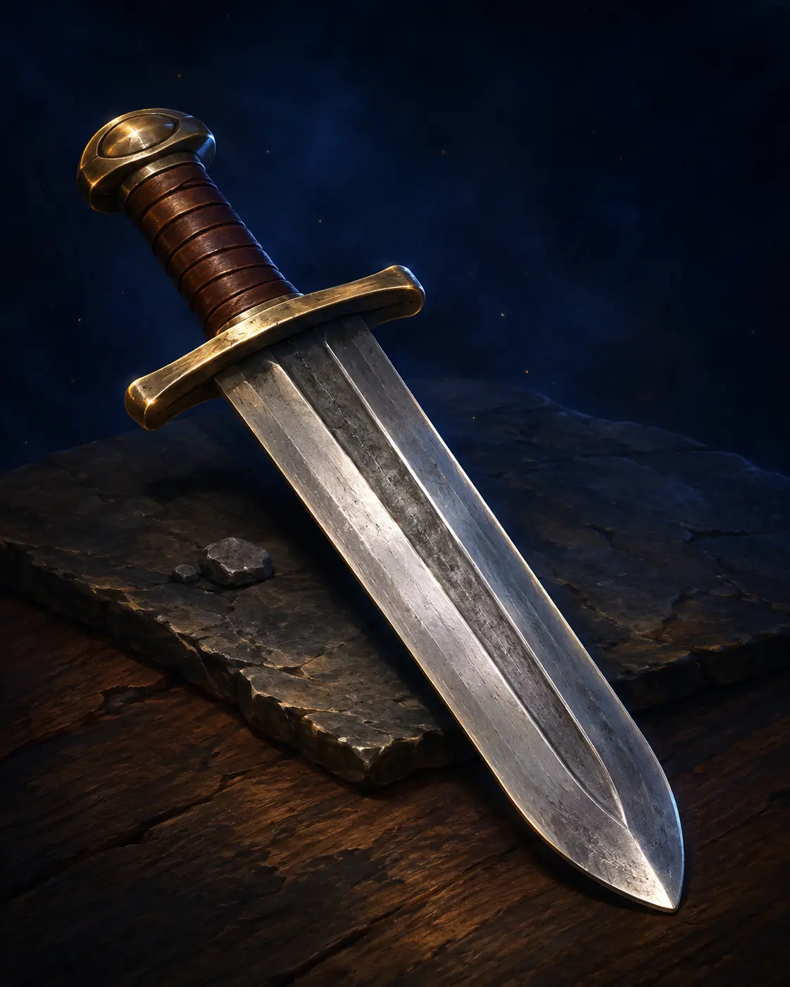 Barevná fantasy ilustrace položky Krátký meč