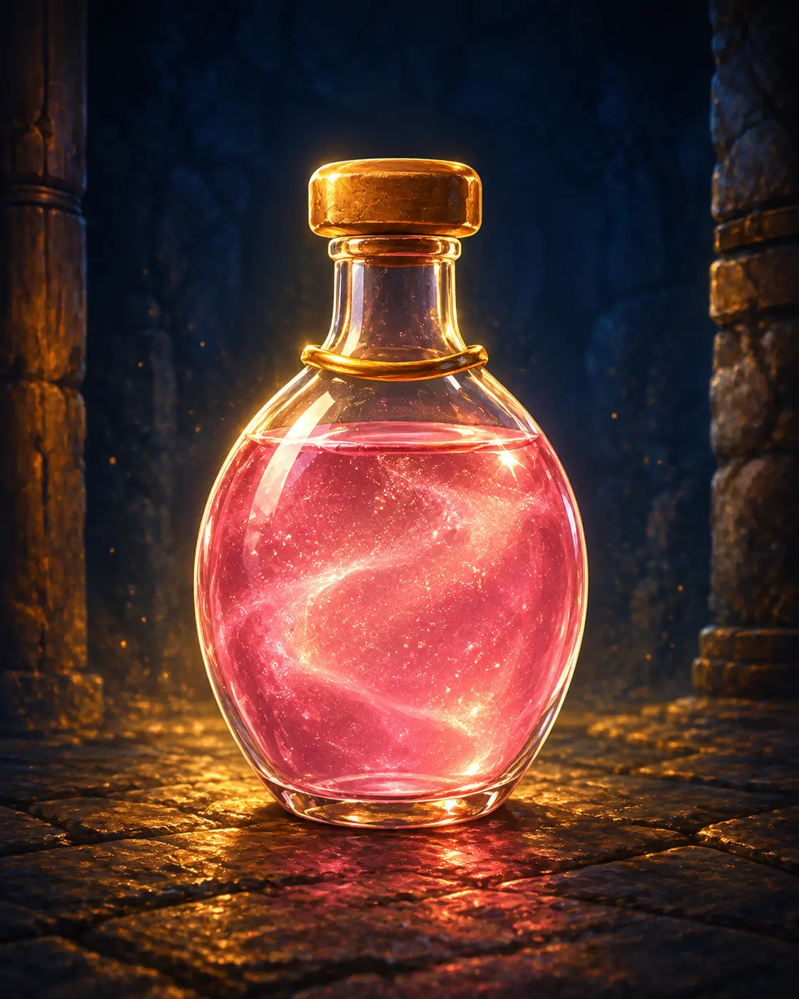Barevná fantasy ilustrace položky Lektvar charismatu