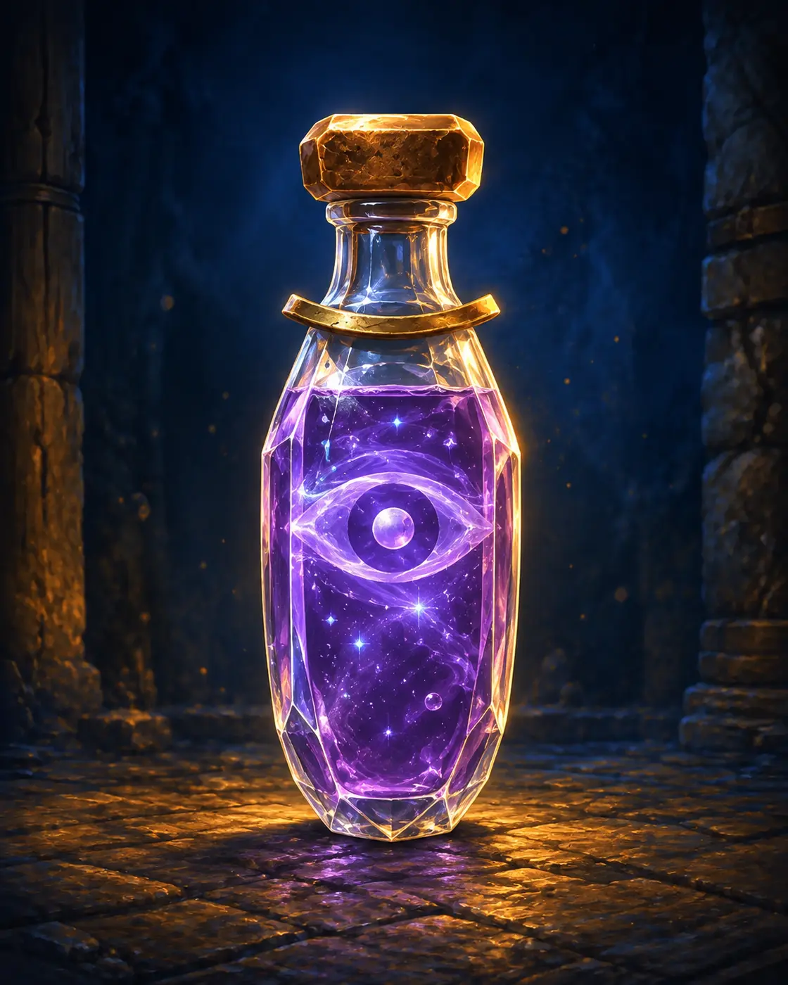 Barevná fantasy ilustrace položky Lektvar chytrosti