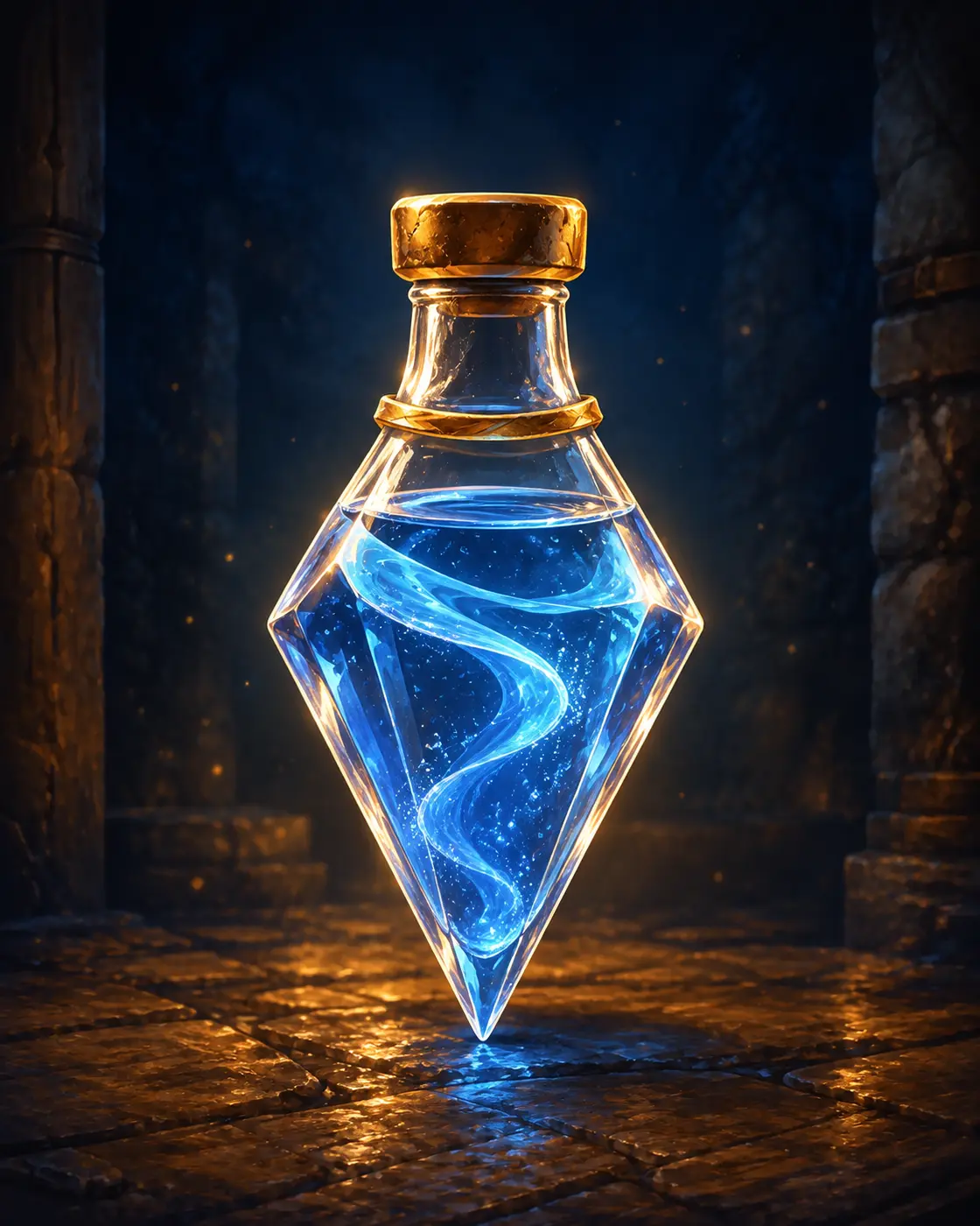 Barevná fantasy ilustrace položky Lektvar obratnosti