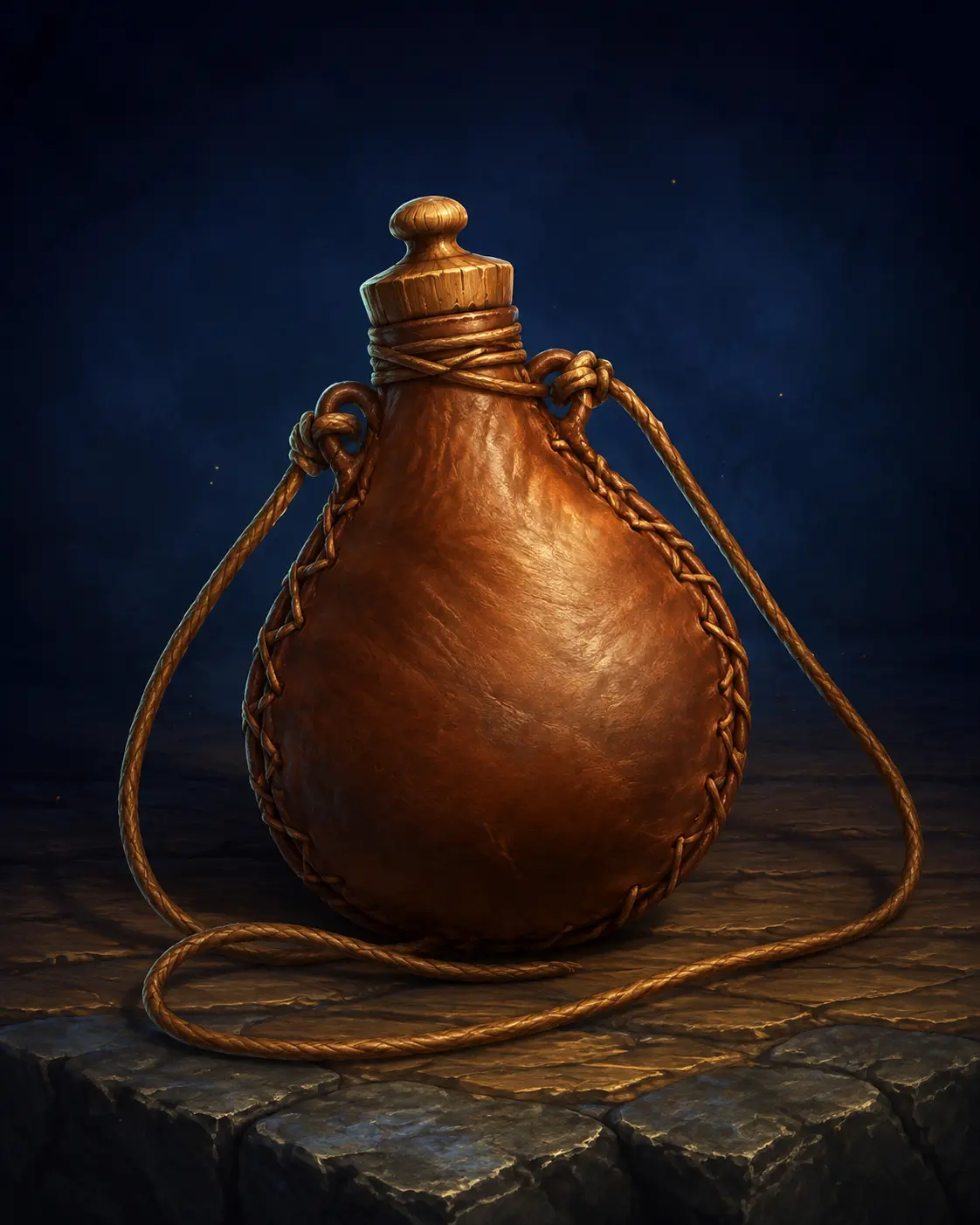 Barevná fantasy ilustrace položky Měch na vodu