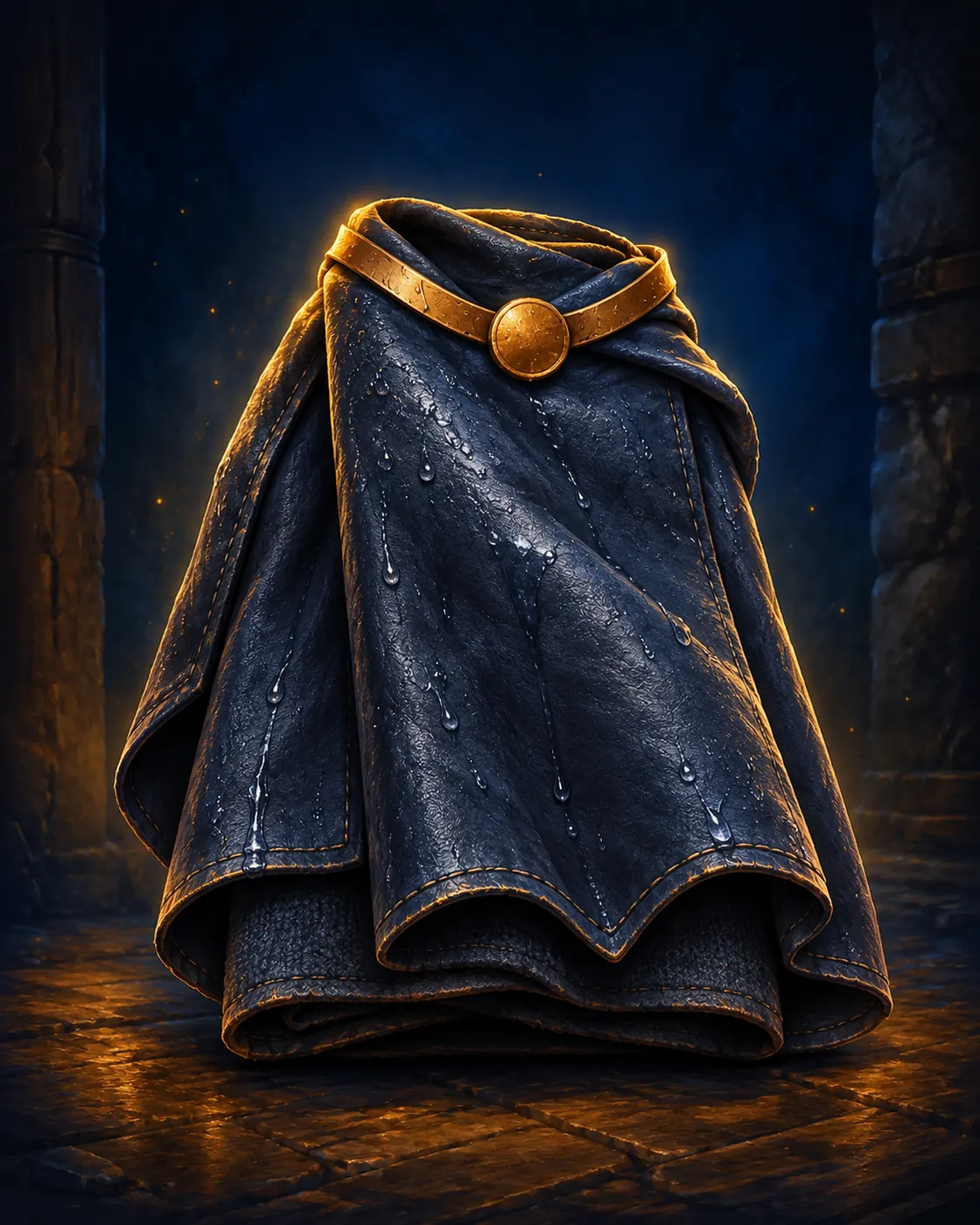 Barevná fantasy ilustrace položky Plášť sucha