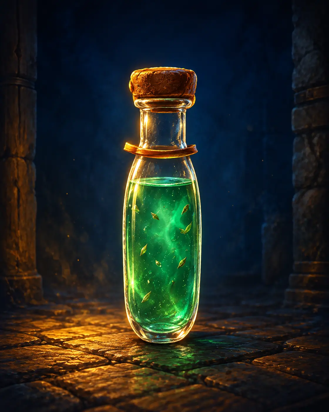 Barevná fantasy ilustrace položky Protijed