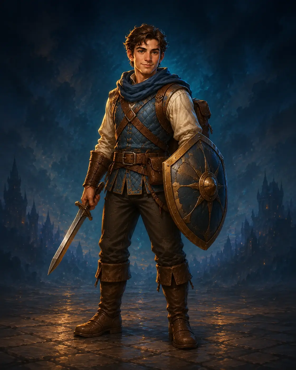 Fantasy illustration of the Warrior class