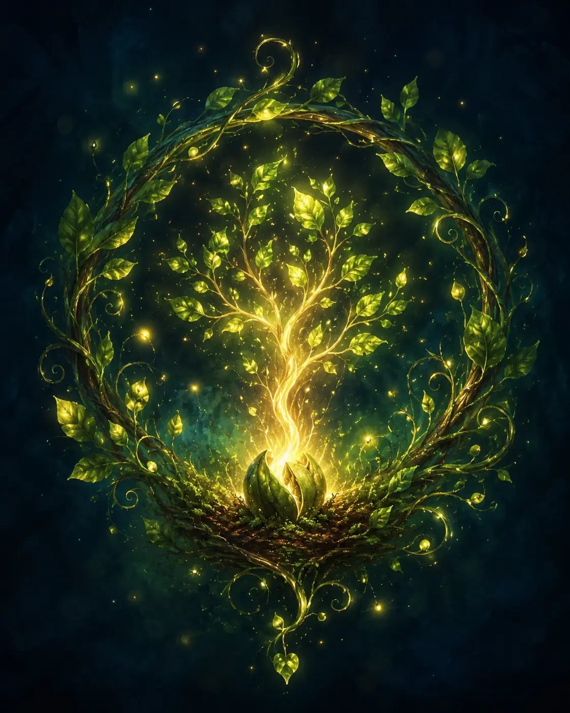 Nature Magic school illustration