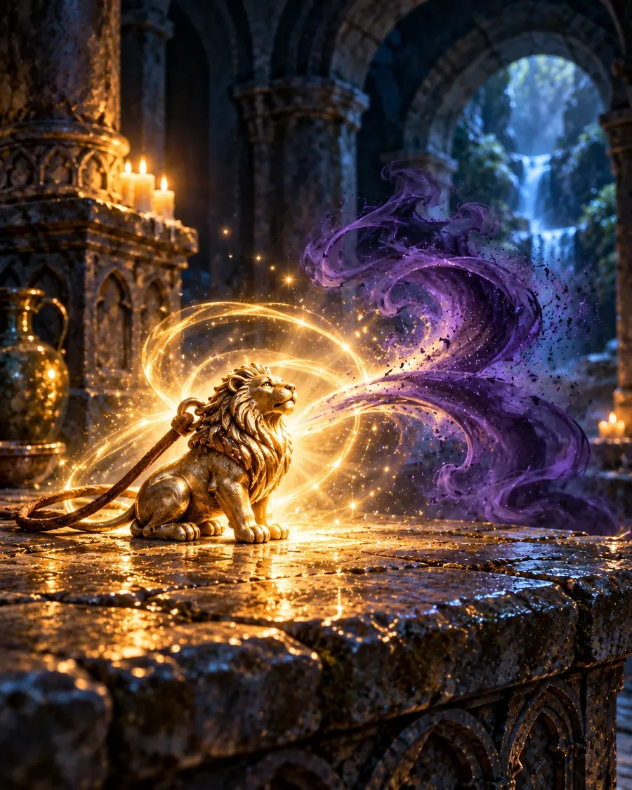 Fantasy illustration of the Restore Courage spell