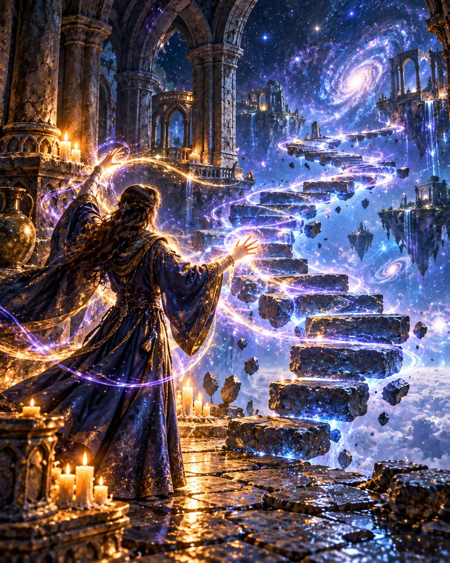 Fantasy illustration of the Rewrite Reality spell