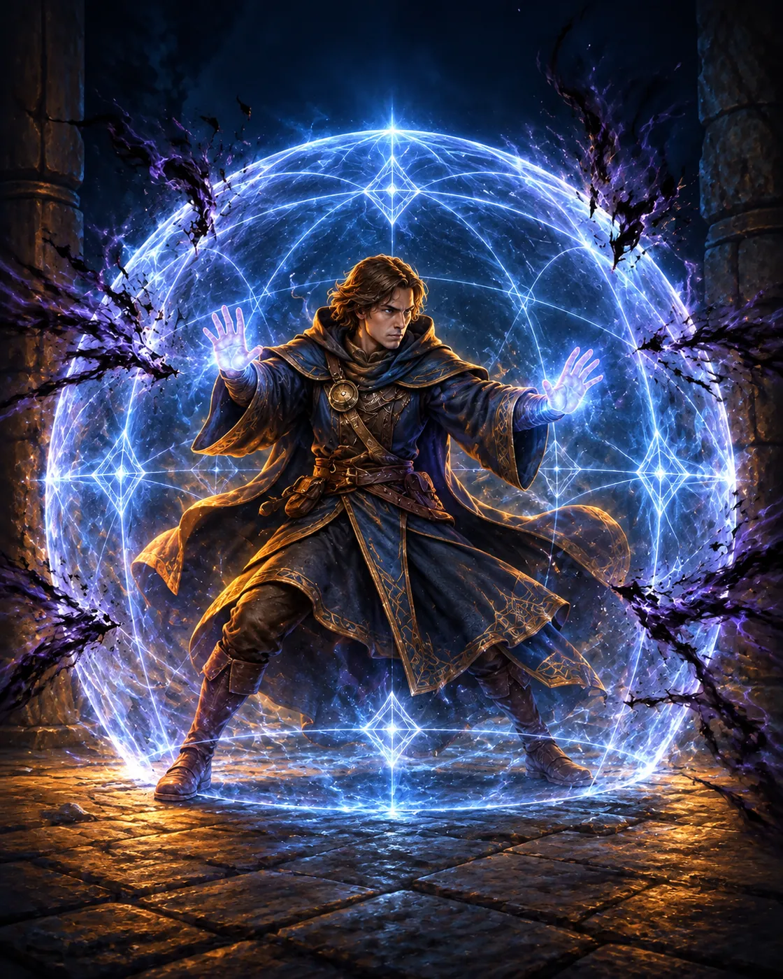 Fantasy illustration of the Mind Shield spell