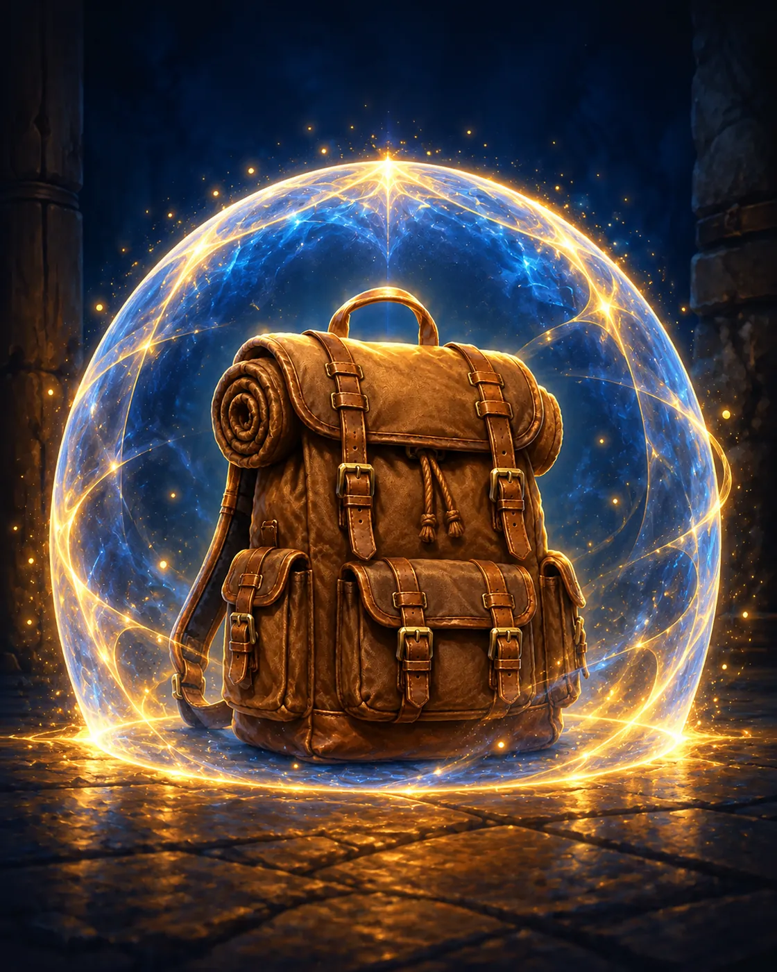 Fantasy illustration of the Minor Magic Shield spell