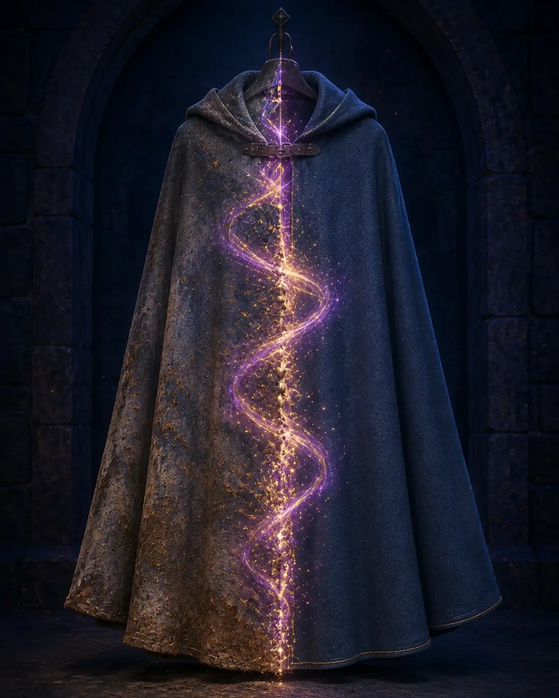 Fantasy illustration of the Magical Cleaning spell