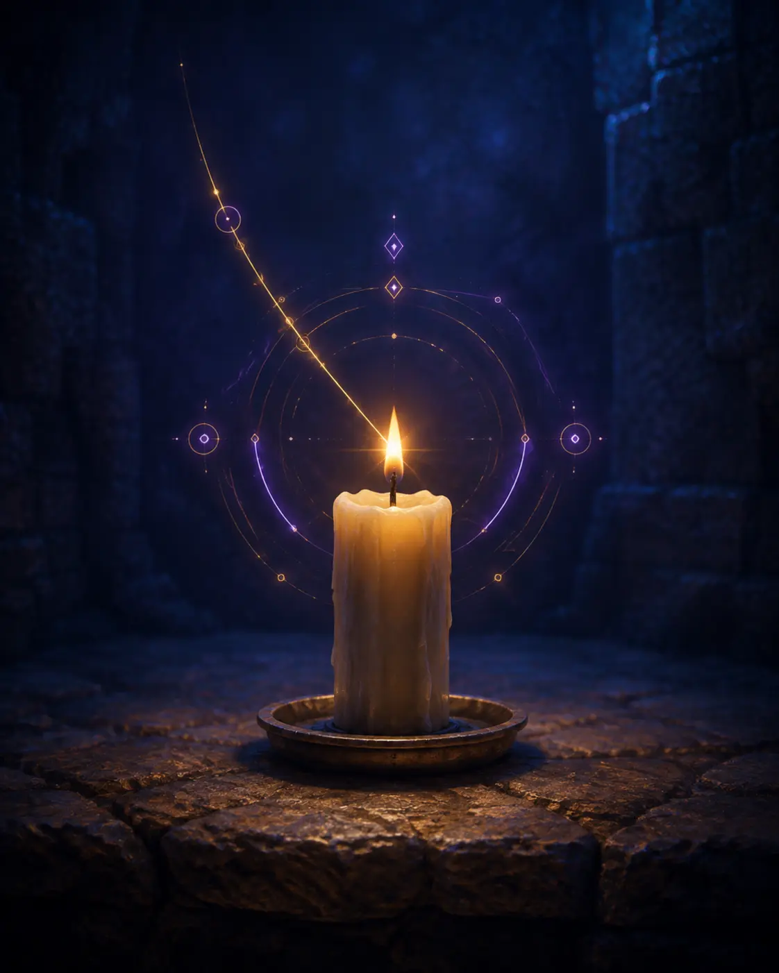 Fantasy illustration of the Ignite spell