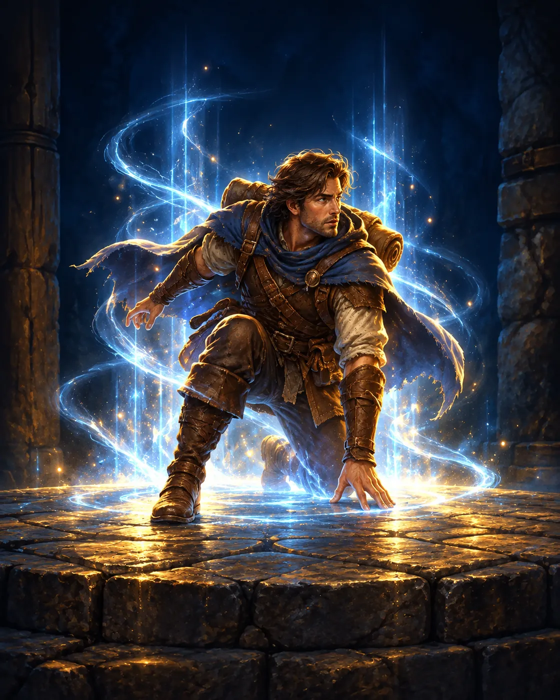 Fantasy illustration of the Teleport Person spell